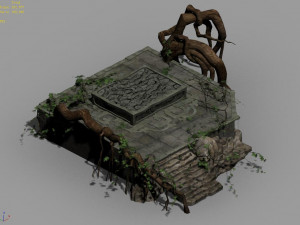 huaguoshan-faction-big tree root 01 3D 模型
