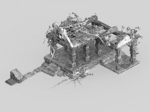 huaguoshan camp-corridor pavilion 3D Model