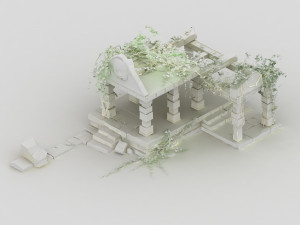 huaguoshan camp-corridor pavilion 3D Model
