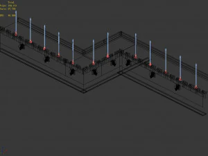 imperial city-city gate-city wall 782 3D Model