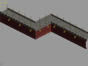 imperial city-city gate-city wall 782 3D Model