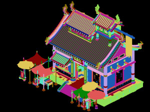 imperial city-shabak-cloth shop 3Dモデル