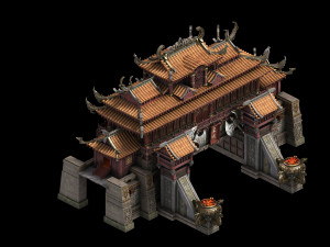 imperial city-shabak-city gate Modelo 3D