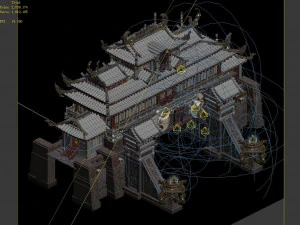 imperial city-shabak-city gate 3D Model