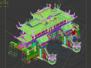 imperial city-shabak-city gate 3D Model