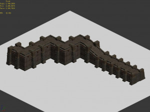 imperial city-shabak-city wall 03 Modello 3D