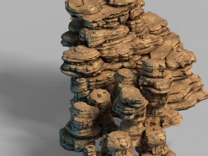 imperial city-shabak-great wind stone 3D Model