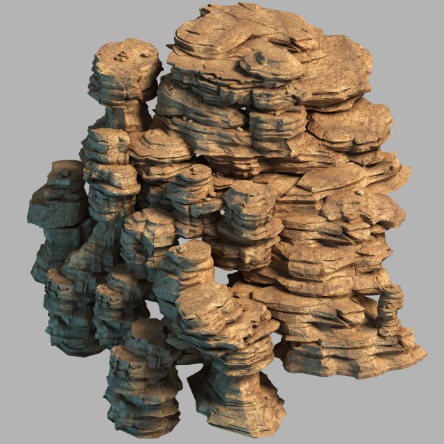 imperial city-shabak-great wind stone 02 Modello 3D .c4d .max .obj .3ds .fbx .stl .blend 