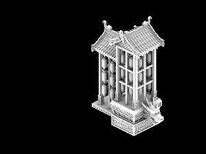 imperial city-shabak-lantern stand Modelo 3D