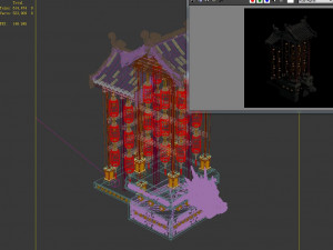 imperial city-shabak-lantern stand Modelo 3D
