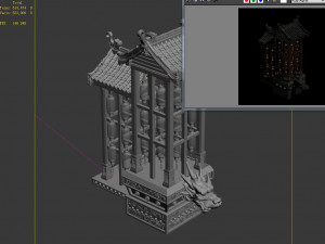 imperial city-shabak-lantern stand Modelo 3D