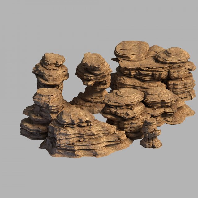 imperial city-shabak-wind stone 02 Modèle 3D .c4d .max .obj .3ds .fbx .stl .blend 