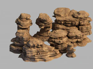 citt&agrave; imperiale-shabak-pietra del vento 02 Modello 3D