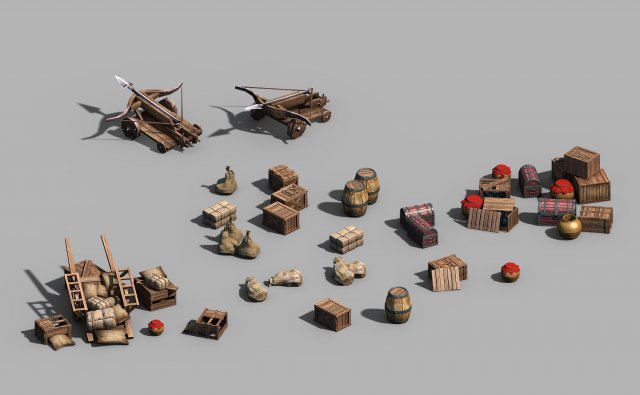 imperial city-shabak-objects 3D Model .c4d .max .obj .3ds .fbx .stl .blend 