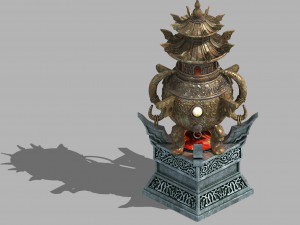 imperial city-shabak-incense burner 3D Model