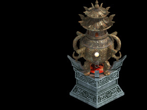 imperial city-shabak-incense burner 3D Model