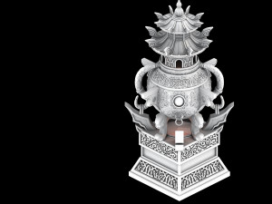 imperial city-shabak-incense burner 3D Model