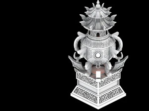 imperial city-shabak-incense burner 3D Model