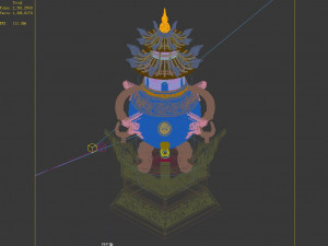 imperial city-shabak-incense burner 3D Model