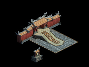 imperial city-shabak-zhongmen 3D Модель