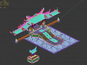 imperial city-shabak-zhongmen 3D Модель