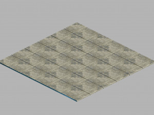 imperial city-shabak-middle door floor 3D-Modell