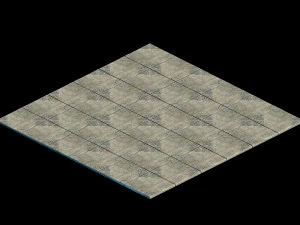 imperial city-shabak-middle door floor 3D Model