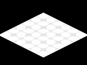 imperial city-shabak-middle door floor 3D Model
