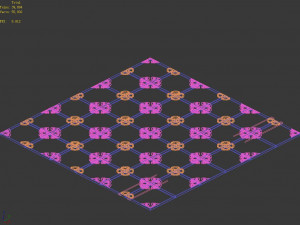 imperial city-shabak-middle door floor 3D Model