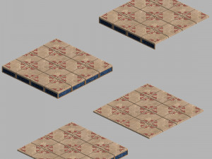 royal palace-shabak-floor 3D Модель