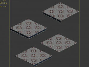 royal palace-shabak-floor 3D Model