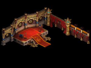 royal palace-shabak-royal palace wall 01 3D 模型