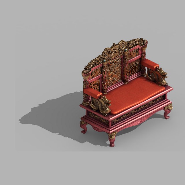 royal palace-shabak-throne 3D Model .c4d .max .obj .3ds .fbx .stl .blend 