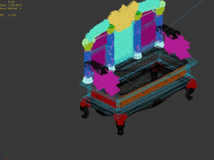 royal palace-shabak-throne 3D Model