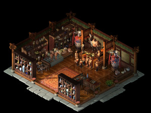 huangjia-pottery interior-sales 03 3D Model