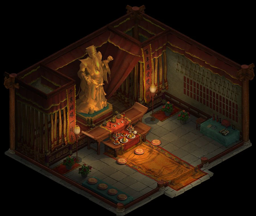 marriage-matchmaker-yue lao temple 12 3D Model .c4d .max .obj .3ds .fbx .stl .blend 