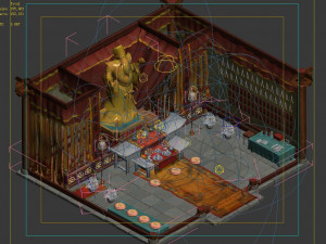 marriage-matchmaker-yue lao temple 12 3D Modell