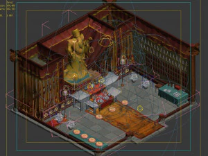 marriage-matchmaker-yue lao temple 12 3D Model