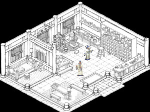 ji shitang-indoor-pharmacy 20 3D Model