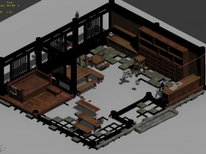 ji shitang-indoor-pharmacy 20 3D Model
