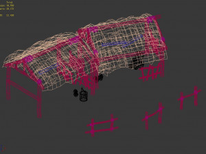architecture-desert-thatched shed 12 3D Model