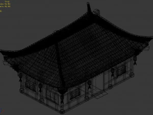 architecture-desert-chinese ancient architecture 12 3D Model