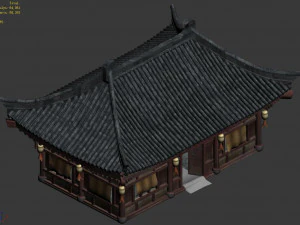 architecture-desert-chinese ancient architecture 12 3D Model