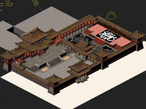 general mansion-compound-architecture 3D 模型