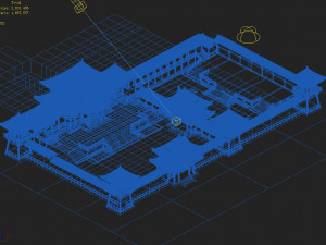 general mansion-compound-architecture 3D 模型