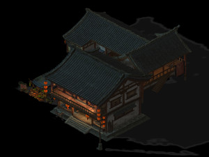 market-restaurant-clothing shop 12 3Dモデル