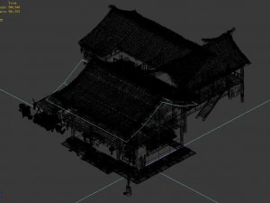 market-restaurant-clothing shop 12 3D Model