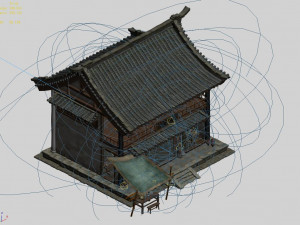 market-restaurant 36 on the left 3D Модель