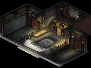 jingzhao mansion lobby-general mansion 12 3D Model