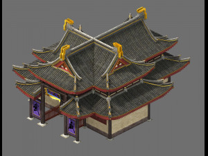 jingzhao mansion-general-main building 3D Model